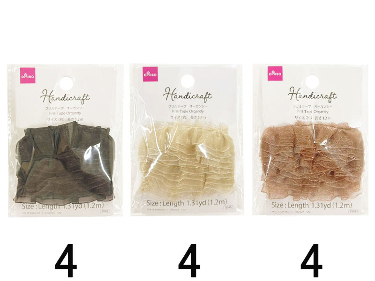 Daiso Frill Tape - C - Organza- FrontPackage