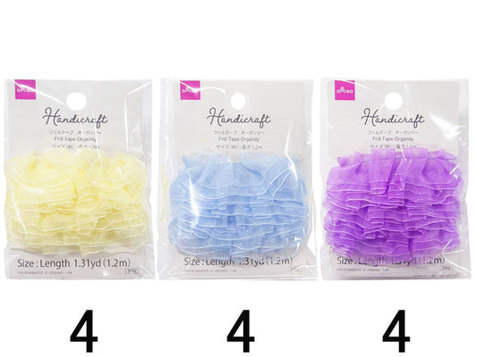 Daiso Frill Tape - B - Organza- FrontPackage