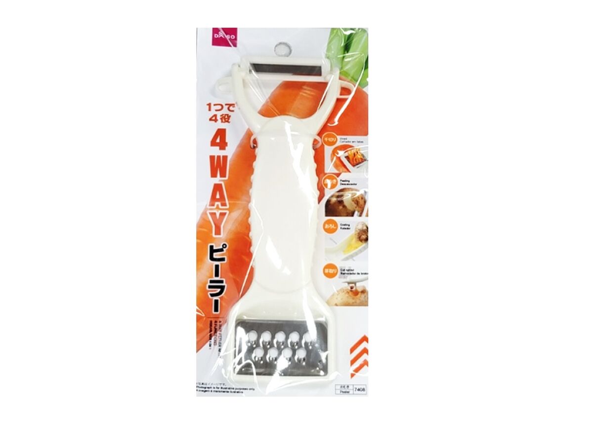 Daiso 4 Way Peeler with 4 Functions FrontPackage