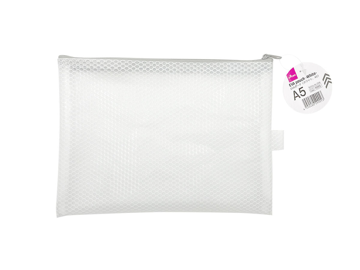 Daiso EVA pouch -White- A5 FrontPackage