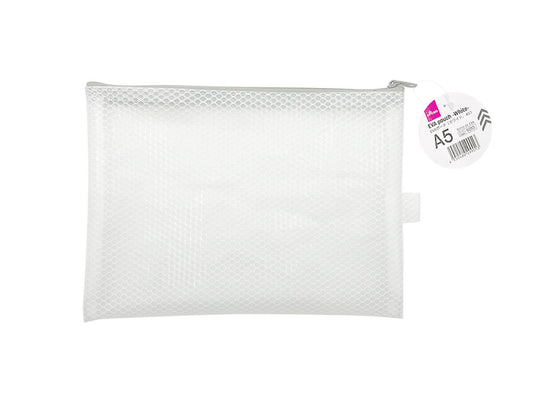 Daiso EVA pouch -White- A5 FrontPackage