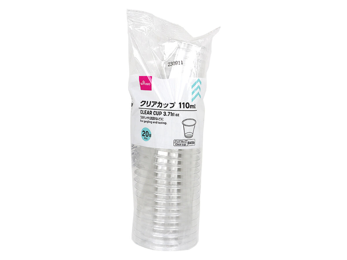 Daiso Clear Cup -20 pcs.- FrontPackage