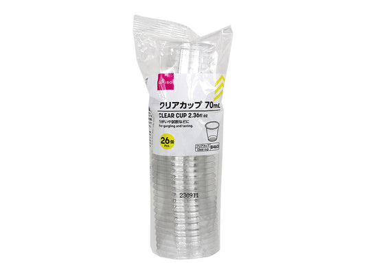 Daiso Clear Cup - 26 pcs. - FrontPackage