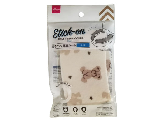 Daiso Stick-on Toilet Seat Cover -Bear- FrontPackage