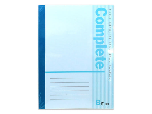 Daiso Notebook (A6, B-ruled, 30 sheets, 3 books) FrontPackage