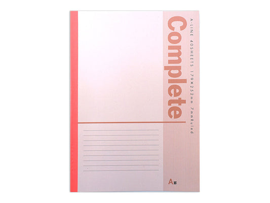 Daiso Notebook (Semi B5 size, A-ruled, 40 sheets) FrontPackage