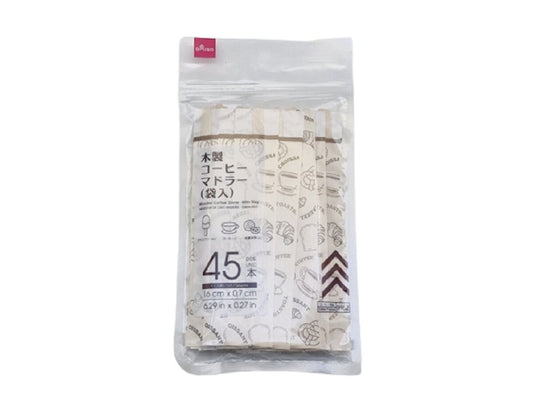 Daiso Wooden Coffee Stirrer - 45 pcs.- FrontPackage
