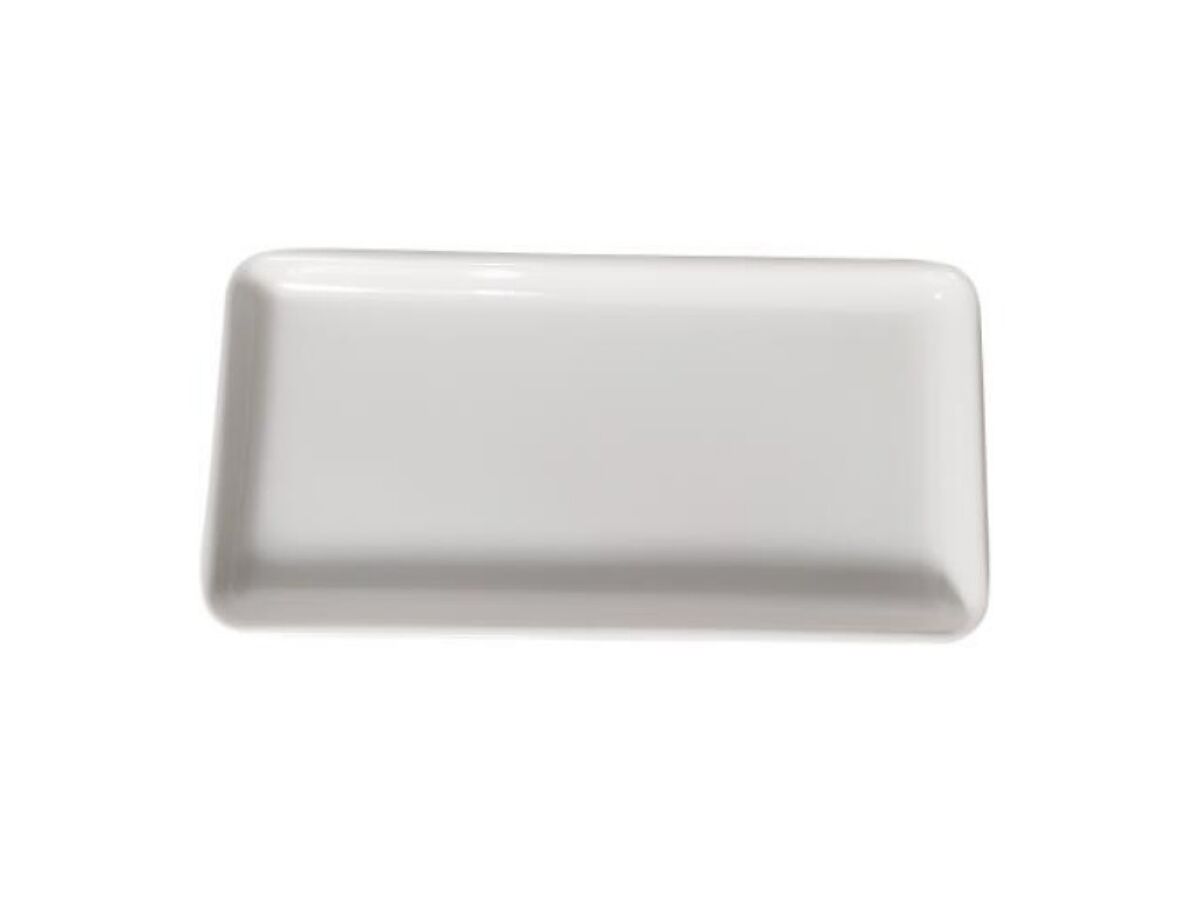 Daiso Melamine Coated Tray -White- FrontPackage