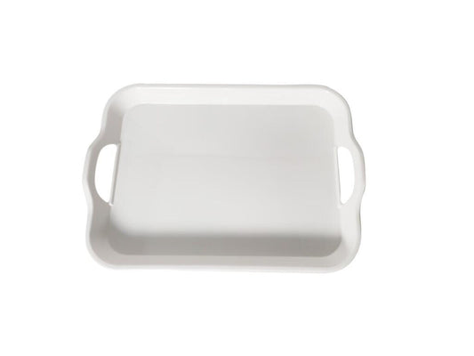 Daiso Melamine Coated Tray -White- FrontPackage