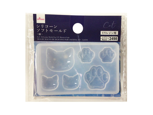 Daiso Soft Silicone Mold For UV Resin (Cat) FrontPackage