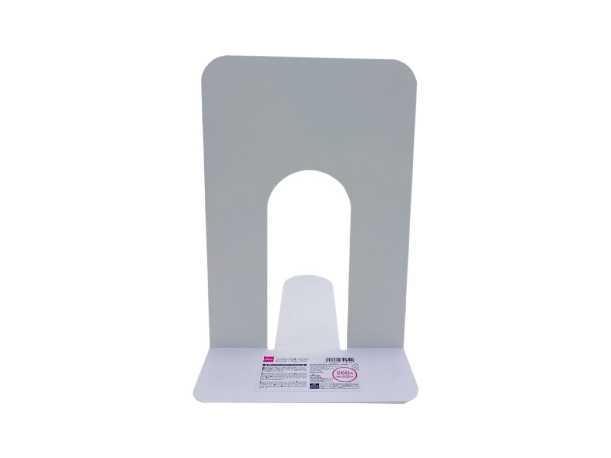 Daiso Bookend - T Shape - White - FrontPackage