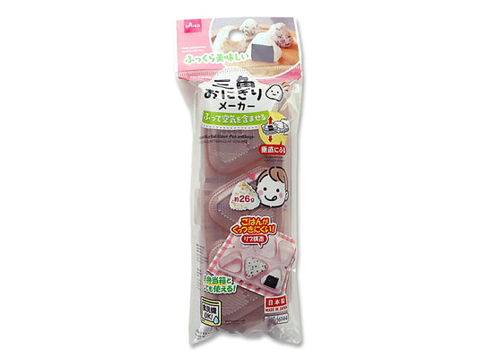 Daiso Triangular Rice Ball Maker -Pink and Beige- FrontPackage