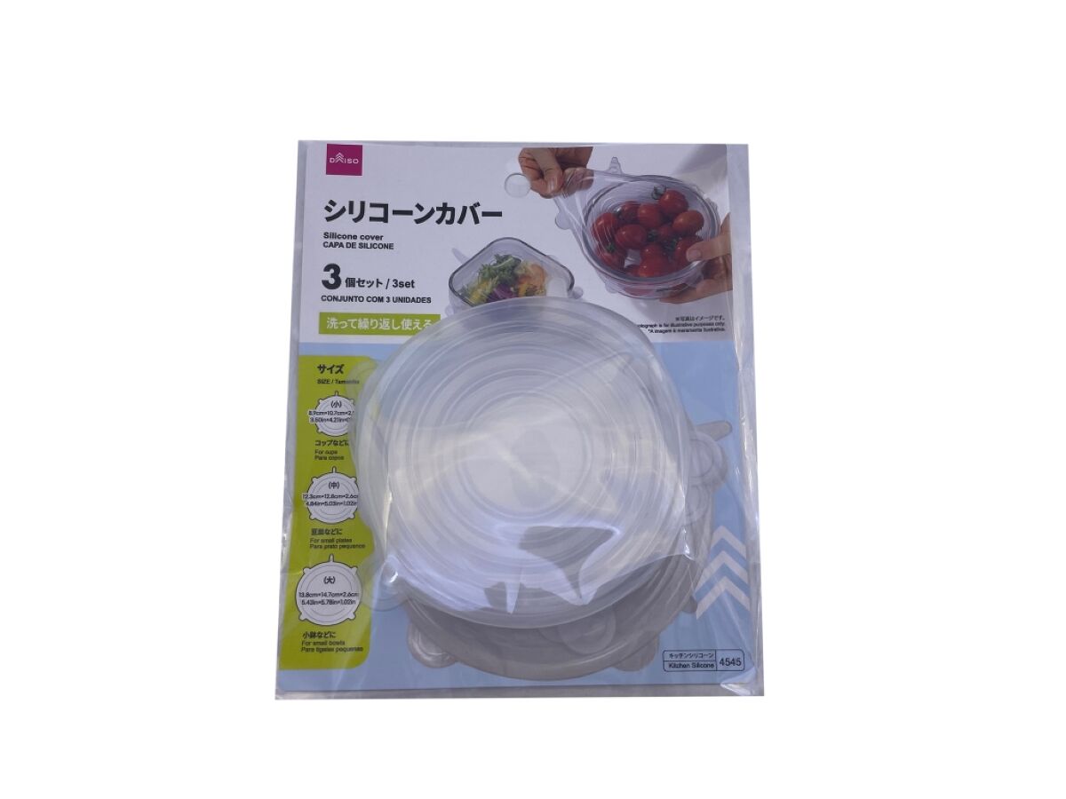 Daiso Silicone cover 3set FrontPackage