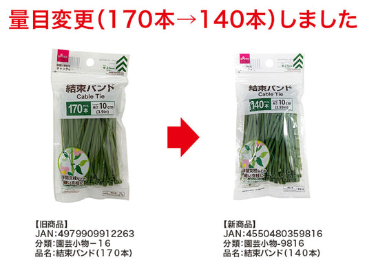 Daiso Cable Tie -140PCS.- FrontPackage