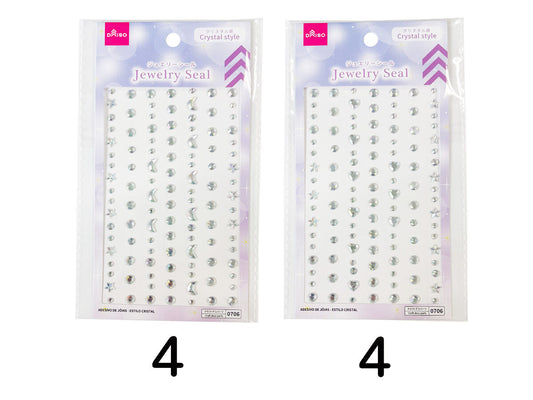 Daiso Jewelry Seal Crystal style FrontPackage