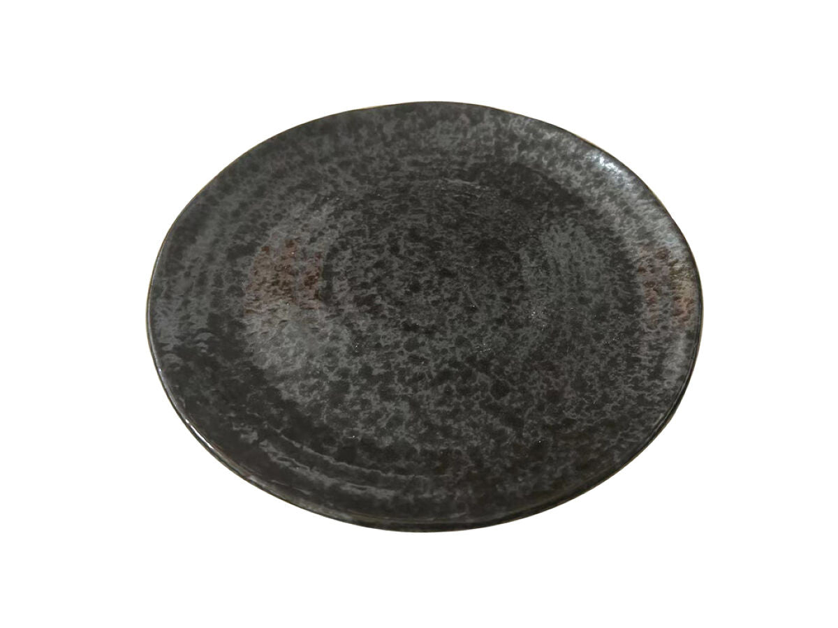 Daiso Lightweight Tenmoku Medium Plate FrontPackage