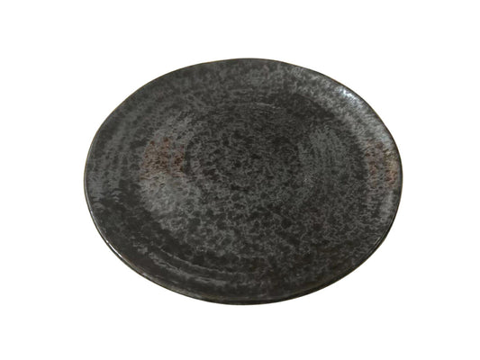 Daiso Lightweight Tenmoku Medium Plate FrontPackage