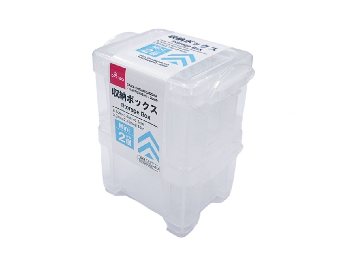 Daiso Storage Box -Mini - 2 pcs.- FrontPackage