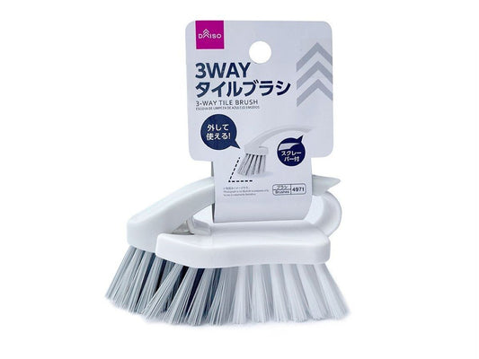 Daiso 3-WAY TILE BRUSH FrontPackage