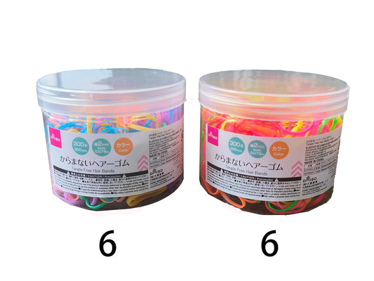 Daiso Tangle Free Hair Bands -Color- FrontPackage