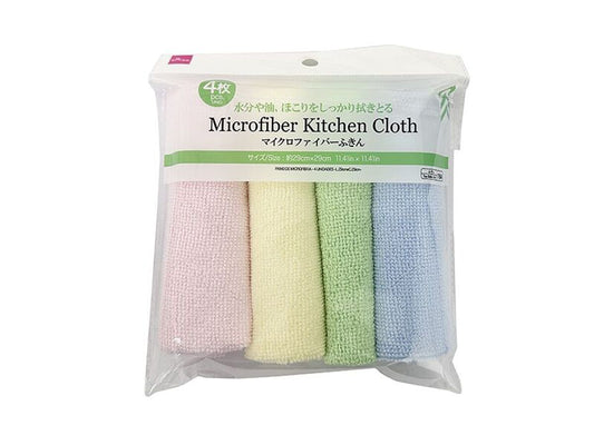 Daiso Microfiber Kitchen Cloth  -4 pcs.- FrontPackage