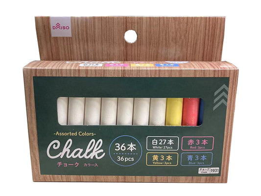 Chalk  -Assorted Colors -36pcs-