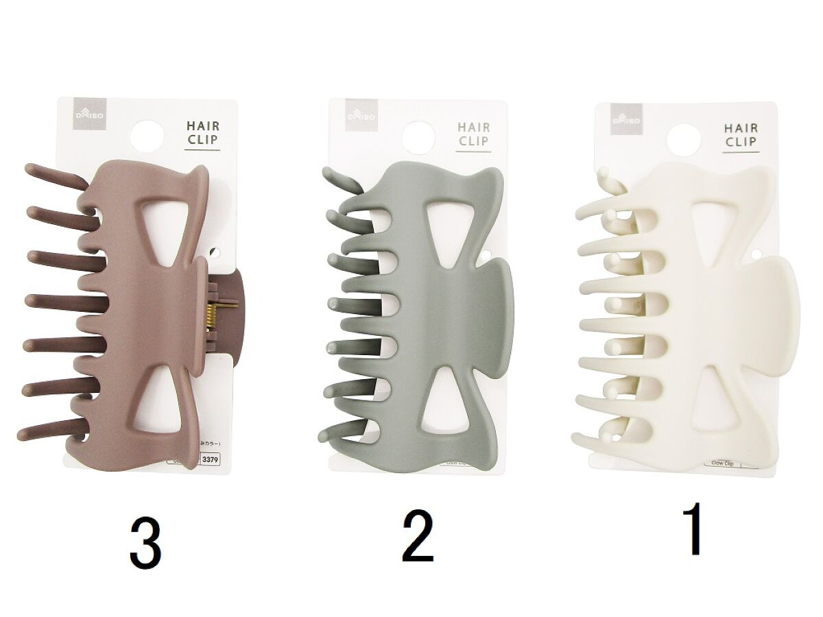 Daiso Claw clip (Dull color) FrontPackage