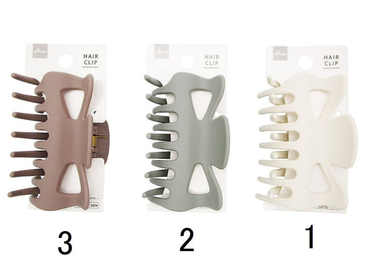 Daiso Claw clip (Dull color) FrontPackage