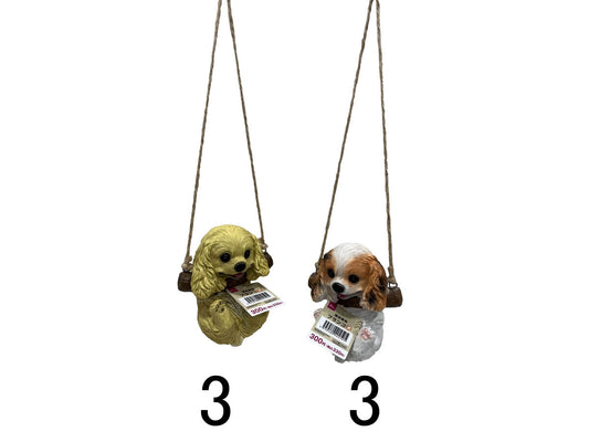 Daiso Gardening Ornament -Swinging Dog- FrontPackage