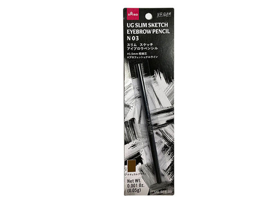 Daiso UG SLIM SKETCH EYEBROW PENCIL N 03 FrontPackage