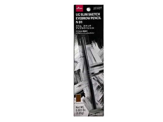 Daiso UG SLIM SKETCH EYEBROW PENCIL N 01 FrontPackage