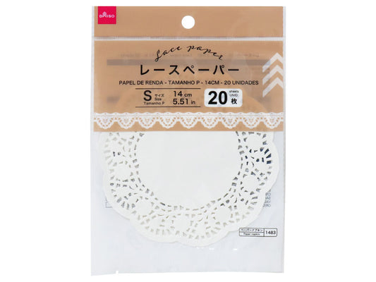 Daiso Lace Paper - S - 20 Sheets- FrontPackage