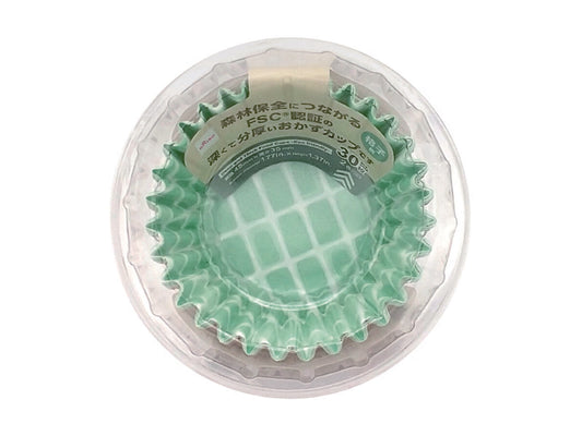 Daiso Deep, Thick Food Cups -Plaid - 30 pcs.- FrontPackage