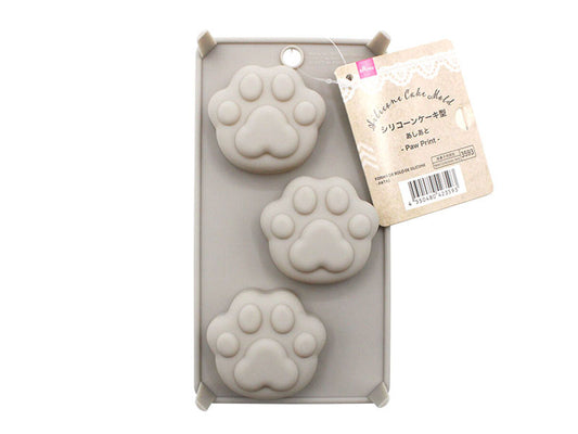 Daiso Silicone Cake Mold -Paw Print- FrontPackage