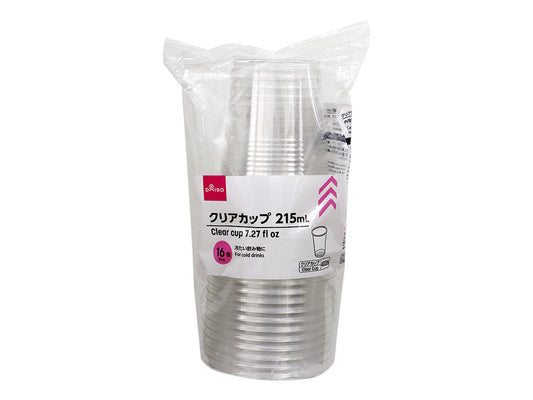 Daiso Clear Cup - 16 pcs.- FrontPackage