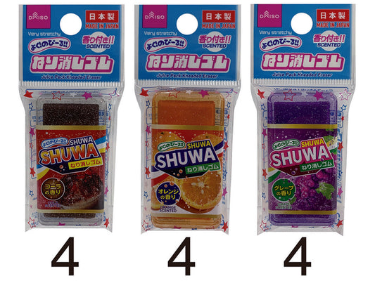 Daiso Juice Pack Kneaded Eraser FrontPackage