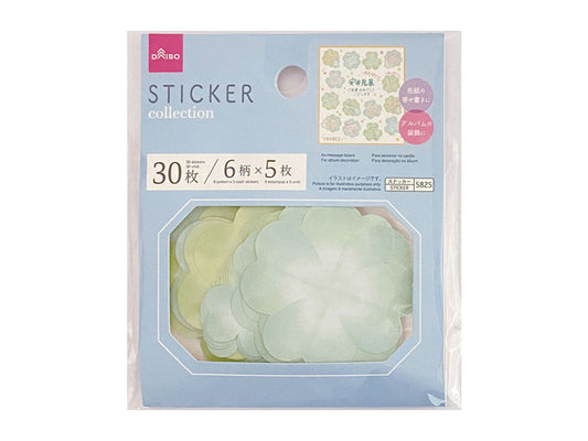 Daiso FLAKE STICKER CLOVER FrontPackage