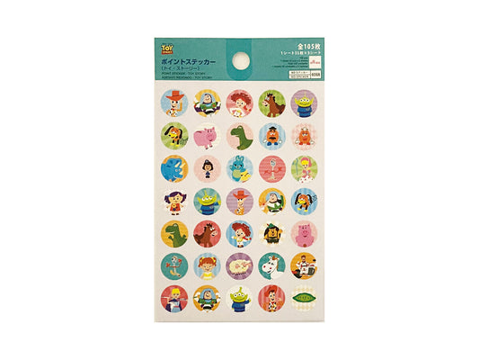 Daiso POINT STICKER - TOY STORY - 35 PCS X 3 SHEETS FrontPackage