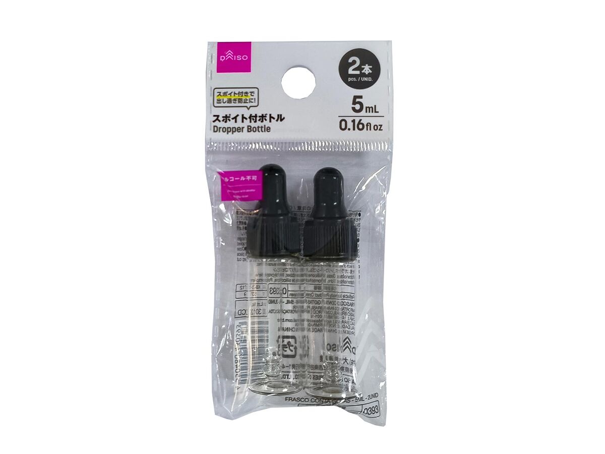 Daiso Dropper Bottle -2 pcs.- FrontPackage