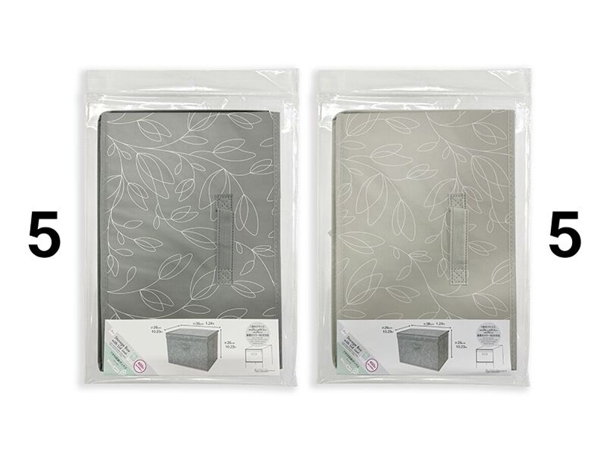 Daiso Storage Box with Lid -Leaf- FrontPackage