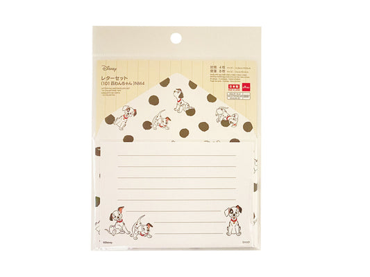 Daiso LETTER PAD AND ENVELOPE SET - 101 DALMATIANS - NM4 FrontPackage