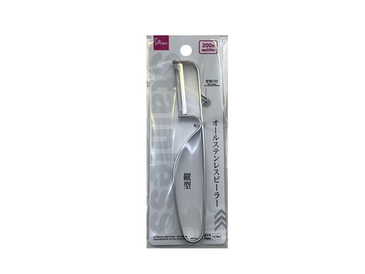 Daiso All Stainless Steel Peeler - Vertical type- FrontPackage