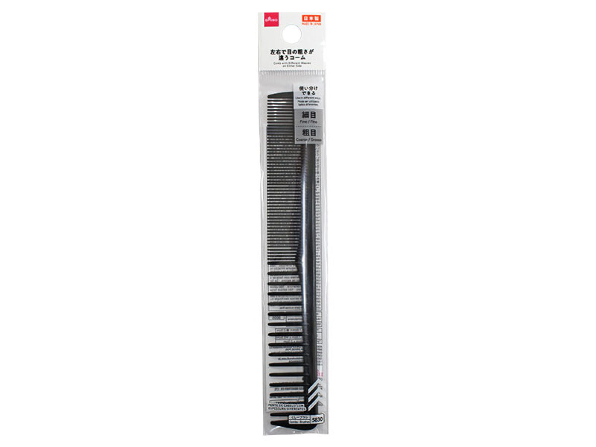 Daiso Comb with Different Weaves on Either Side FrontPackage