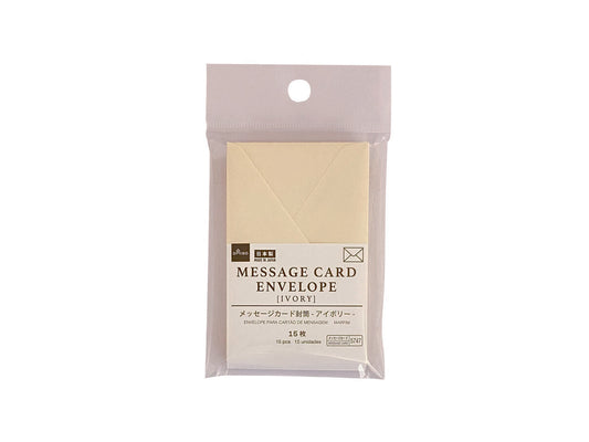 Daiso Message Card Envelope -Ivory- FrontPackage