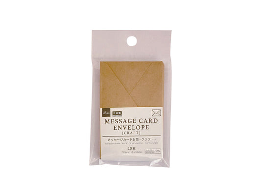 Daiso MESSAGE CARD ENVELOPE CRAFT FrontPackage