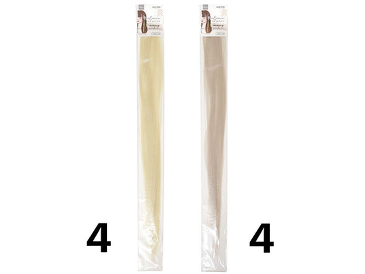 Daiso Hair extension White greige FrontPackage