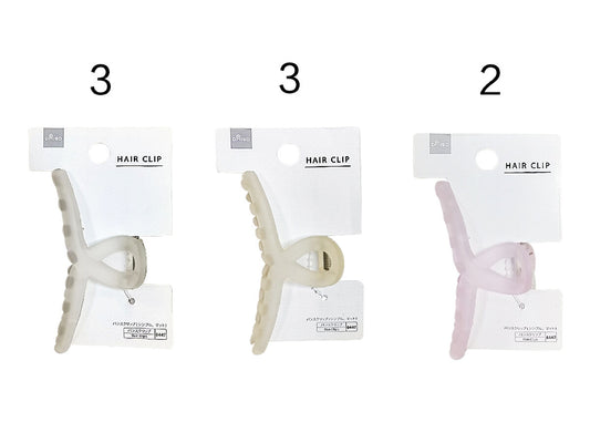 Daiso Hair Clip -Simple - Matte- FrontPackage