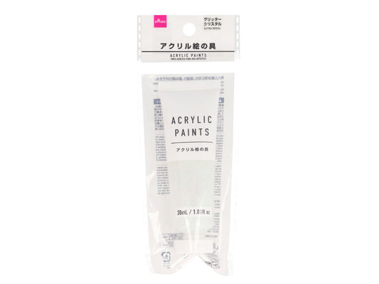 Daiso Acrylic Paint - Glitter Crystal - FrontPackage
