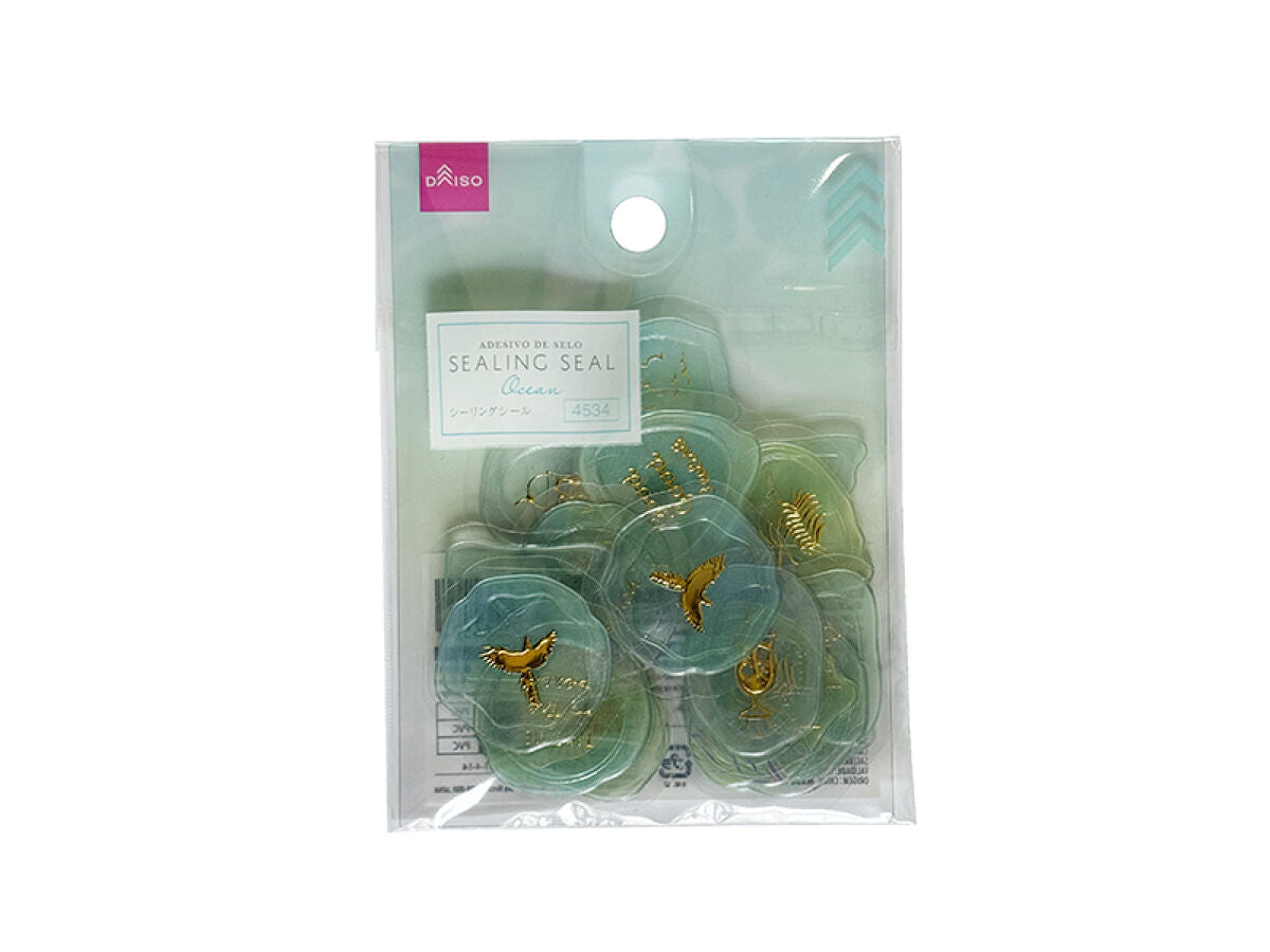 Daiso Sealing Seal -Foil Stamping -Ocean- FrontPackage