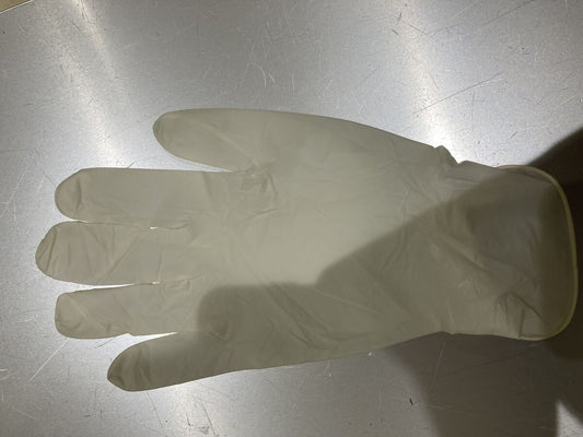 Daiso Natural Rubber Gloves -10 pcs. - Medium- FrontPackage